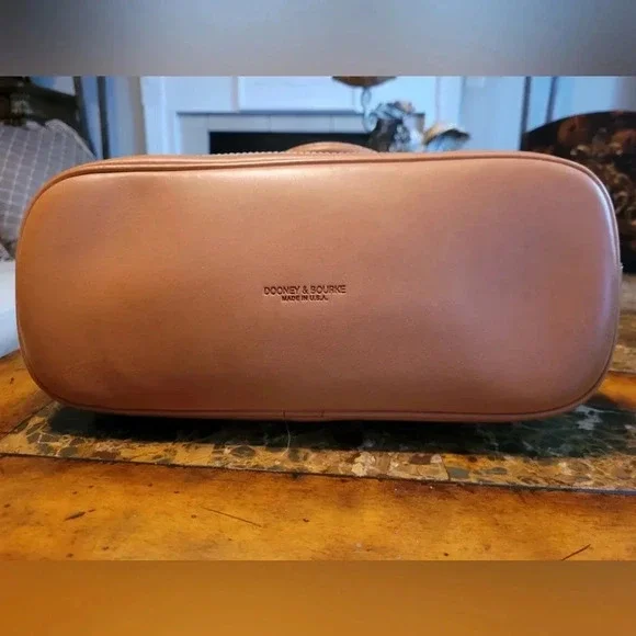 Dooney & Bourke Tan and Brown Satchel Bag - Picture 6 of 12